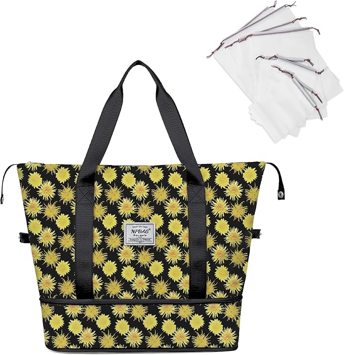 NPBAG Women Travel Duffel, Gym Workout Overnight Bag, Mommy Hospital Bag by NPBAG