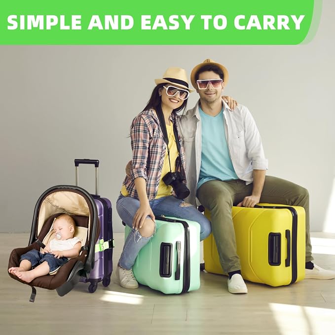 Car Seat Travel Belt to Suitcase, Car Seat Travel Strap to Convert Kid Car Seat - Image 7