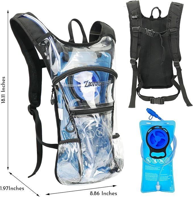 Reflective Hydration Backpack, Hydration Pack - Image 2