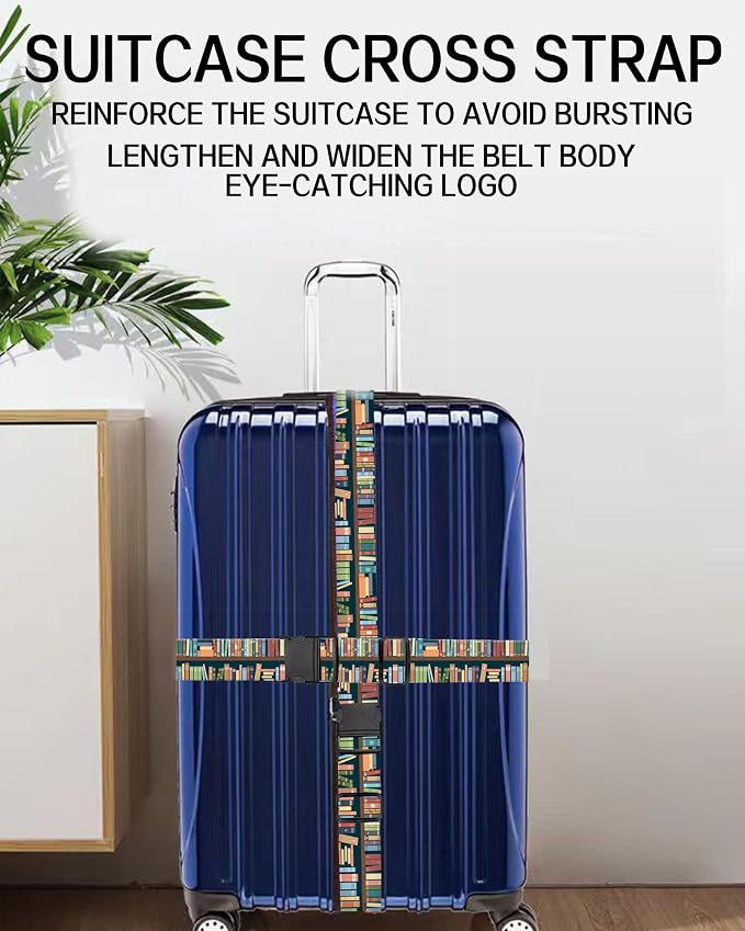 Luggage Straps for Suitcases, Adjustable Travel Belt, Durable Wide Luggage Strap - Image 6