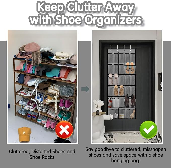 2PCS Over the Door Shoe Organizer - Image 7