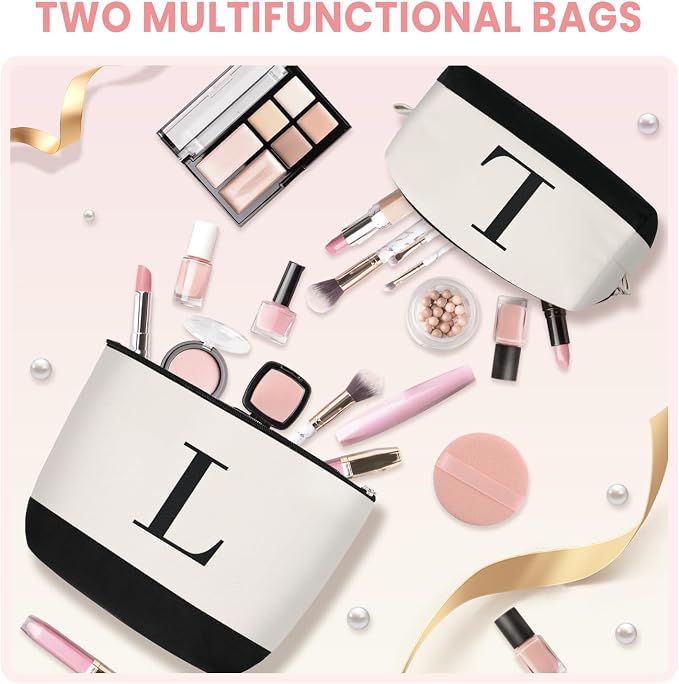 BAGAIL Initial Tote Bag, Personalized Birthday Gifts - Image 3