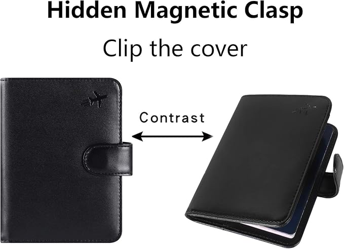 Passport Holder Cover Wallet RFID Blocking Leather Card Case Travel Accessories - Image 7