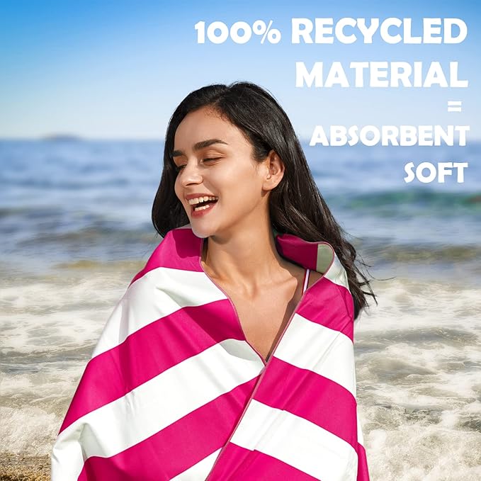 Your Choice Microfiber Quick Dry Sand-Free Beach Towel - Image 4