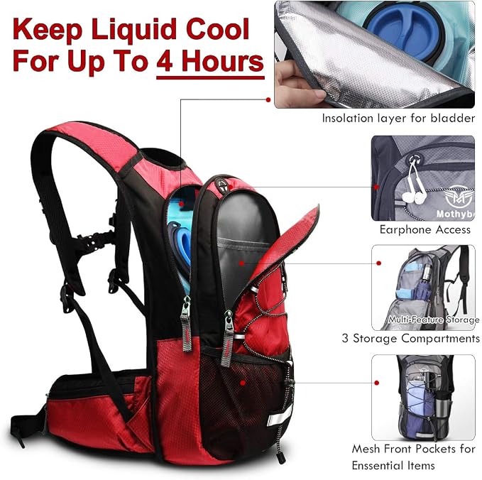 Insulated Hydration Backpack Pack - Image 5