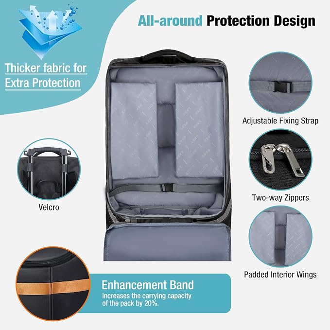 Padded Car Seat Travel Bag for Airplane - Image 4