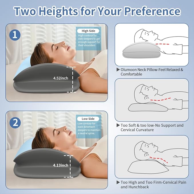 Cervical Neck Pillow for Pain Relief - Image 5