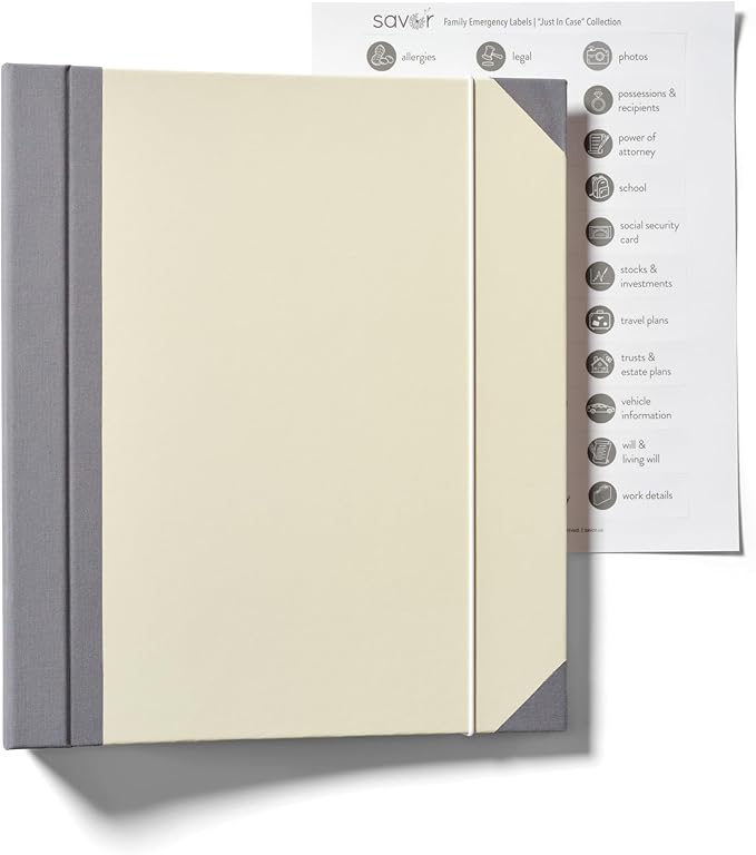 Savor | 2025 Edition The Folio™ Document Organizer | Custom Dyed Cloth-Bound - Image 2