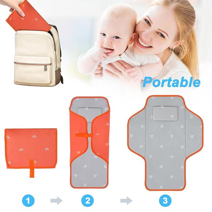 Baby Portable Changing Pad Travel - Image 3