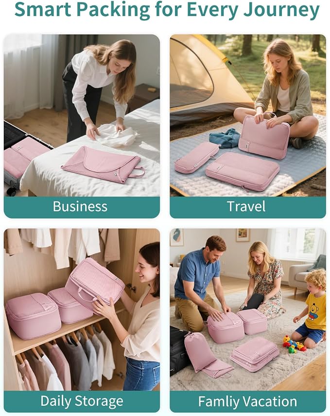 WANDF 7 Set Compression Packing Cubes - Image 9