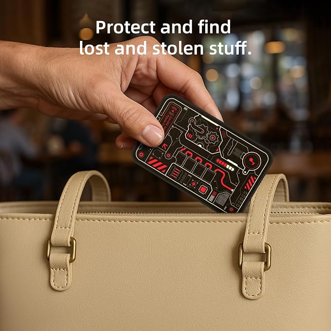 MFish Wallet Tracker Card, GPS Bluetooth Tracker, Air-Tag Works - Image 7