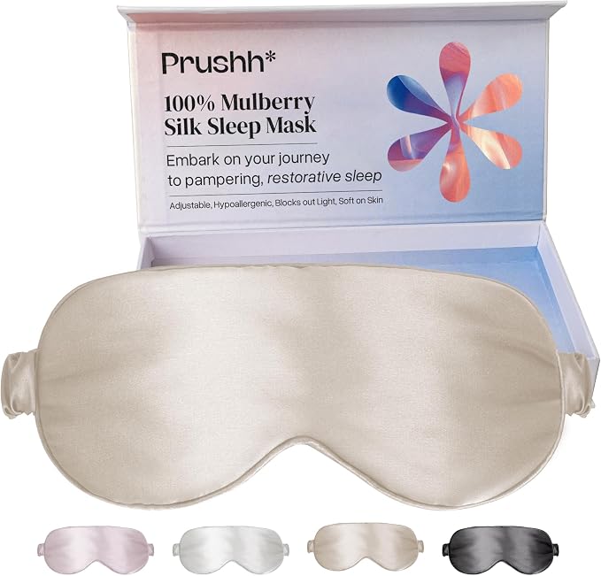 Silk Sleep Mask by PrushhLifestyle