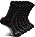 BULLIANT Compression Socks for Men 6Pairs, Athletic Crew Socks Cushioned For by BULLIANT