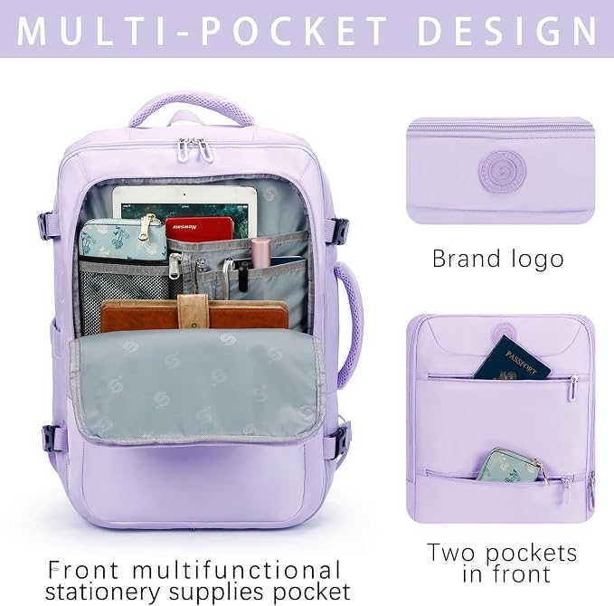 Sowaovut Travel Laptop Backpack, Extra Large High School College Backpacks - Image 5