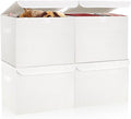 Large 22 Quart Linen Fabric Foldable Storage Bin Cube Organizer Basket by Bagnizer