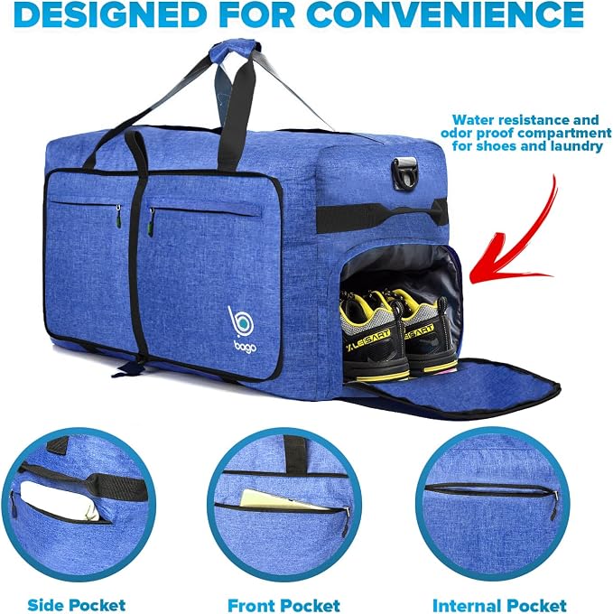 Bago Large Foldable Duffel Bags - Image 4