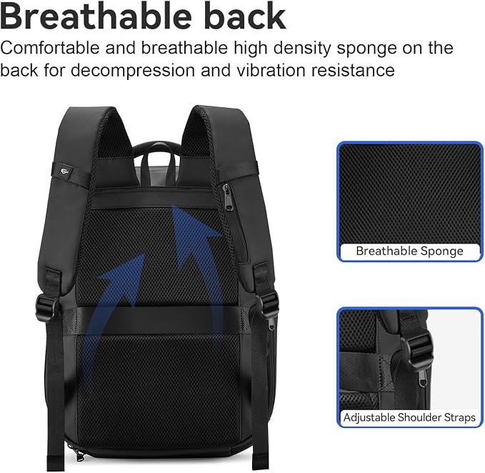 SOKOK Carry On Travel Backpack Waterproof Business Backpack - Image 5