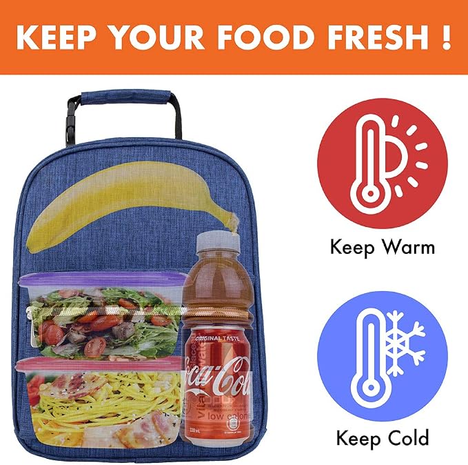 opux Lunch Box for Girls Boys Kids, Insulated Leakproof Lunch Bag, Reusable - Image 7