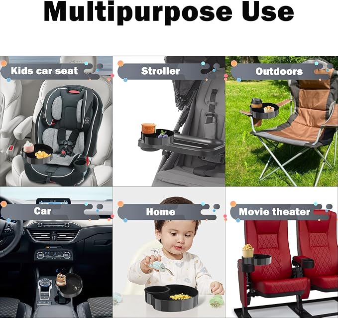 Kids Car Seat Tray, Travel Tray - Image 4