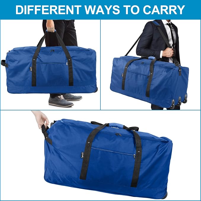Finnhomy 120L Foldable Rolling Duffel Bag - Image 6