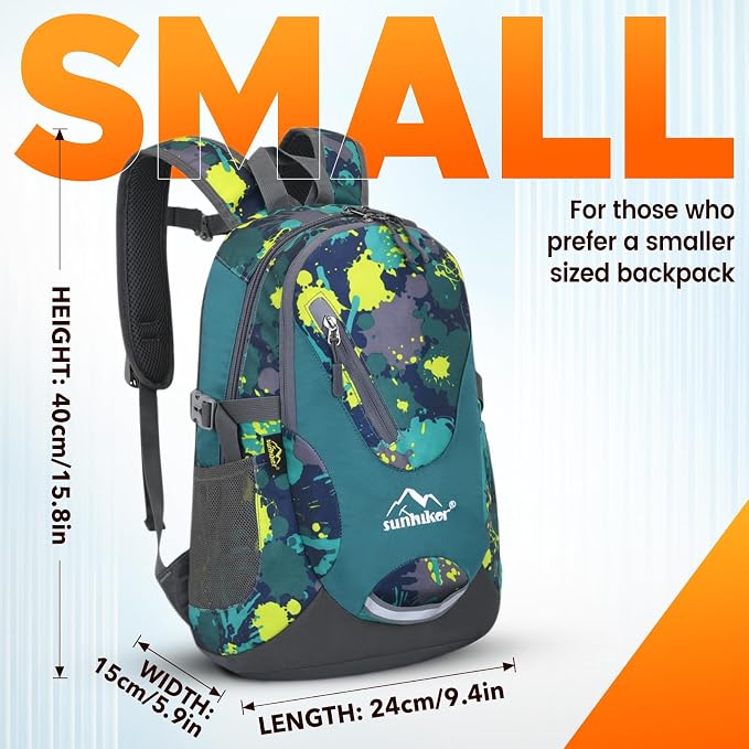 sunhiker Small Cycling Hiking Backpack Water Resistant Travel Backpack - Image 2