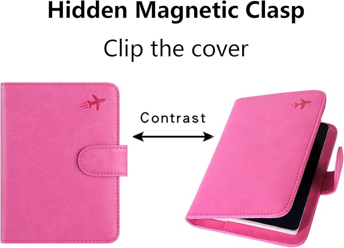 Passport Holder Cover Wallet RFID Blocking Leather Card Case Travel Accessories - Image 7