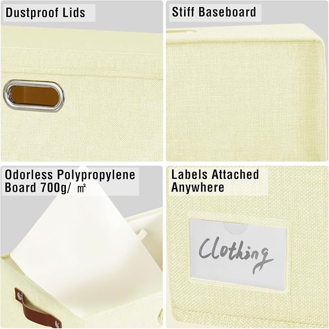 17" Large Collapsible Storage Bins - Image 5