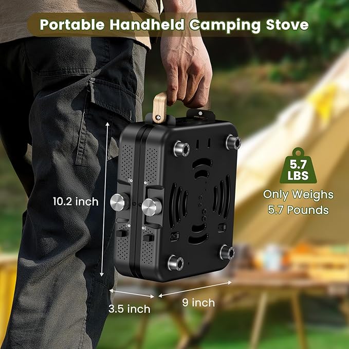OGERY 2-Burner Foldable Camping Stove - Image 8