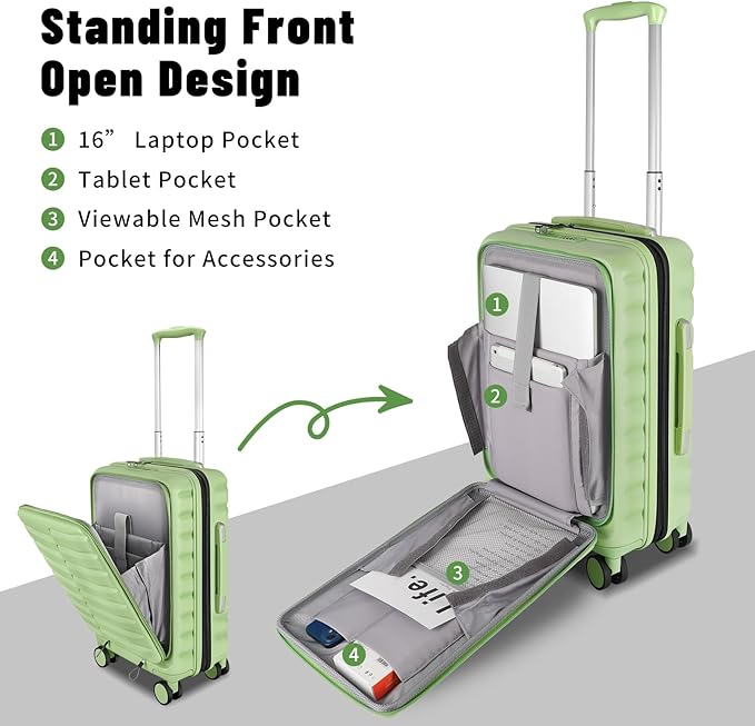 22×14×9 Airline Approved Carry On Luggage - Image 5