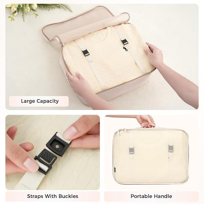 BAGAIL 8 Set Packing Cubes Luggage Packing Organizers - Image 6