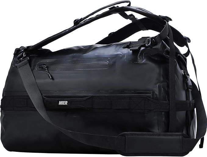 MIER Large Waterproof Duffel Bag Rolltop Dry Backpack Duffle Bags by MIER