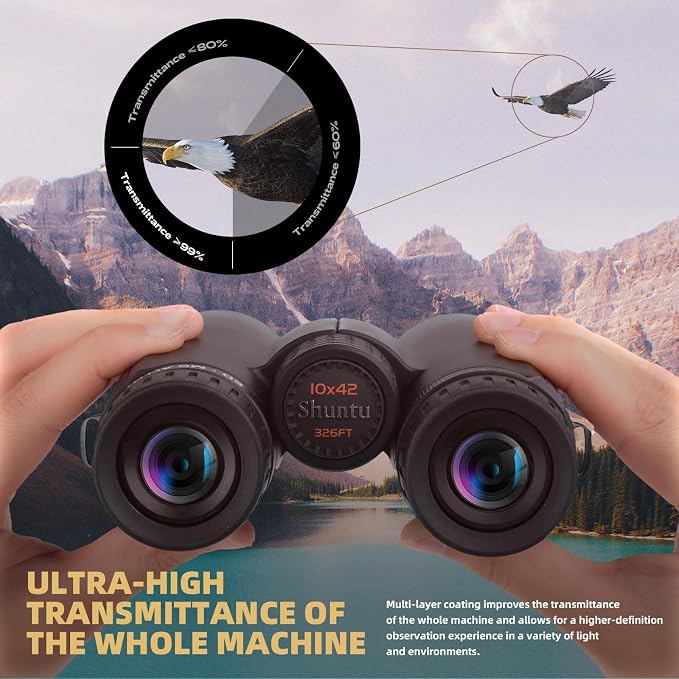 ED HD Binoculars 8x42 for Adults, Waterproof & Fogproof - Image 4