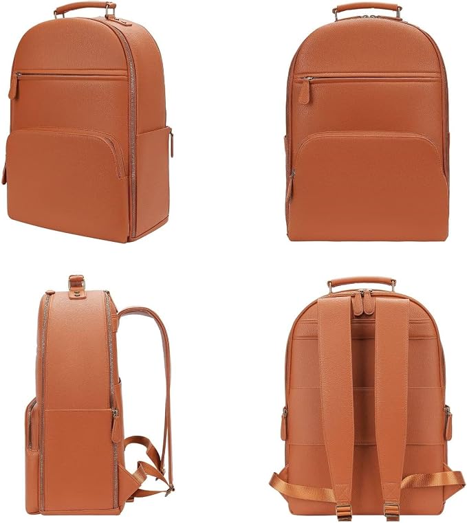 Camera Backpack Classic PU Leather - Image 6
