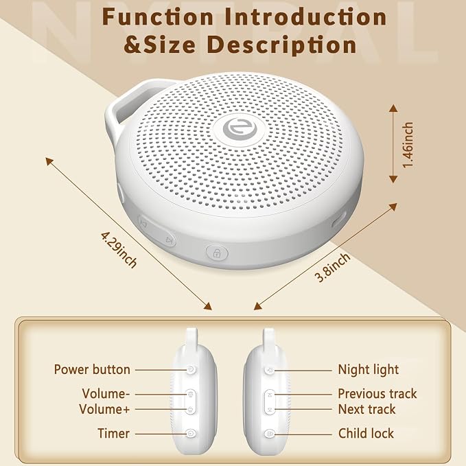 Portable White Noise Sleep Sound Machine - Image 2