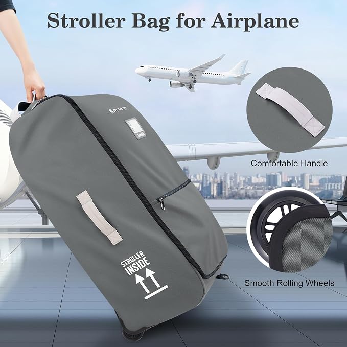 Stroller Bag for Airplane, Stroller Travel Bag Compatible - Image 8