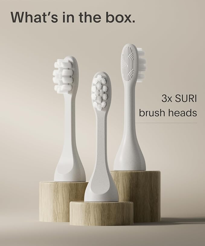 SURI Recyclable Plant-Based, Electric Toothbrush Heads - Image 7