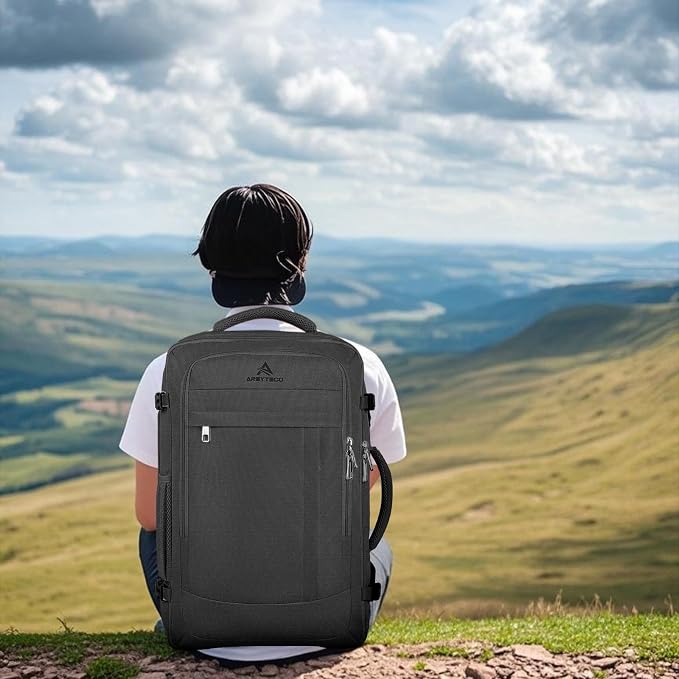 Travel Backpack, 50L Expandable Extra Large Laptop Backpack, Carry On Backpack - Image 9