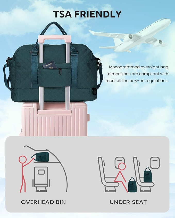 Gifts for Teenage Girls-Initial Travel Bag - Image 6