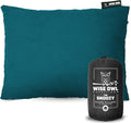 Wise Owl Outfitters Camping Pillow – Memory Foam Travel Pillow by WiseOwlOutfitters