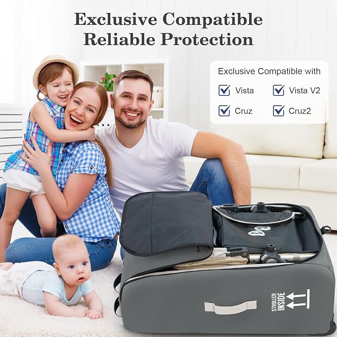 Stroller Bag for Airplane, Stroller Travel Bag Compatible - Image 2