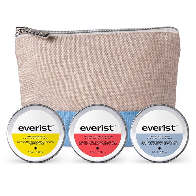 Everist The Shower Essentials Travel Kit, Hydrating by Everist