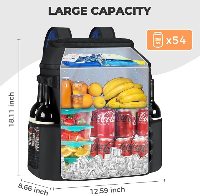 Heytrip Backpack Cooler 36/54 Cans Insulated Waterproof Cooler Bag - Image 8