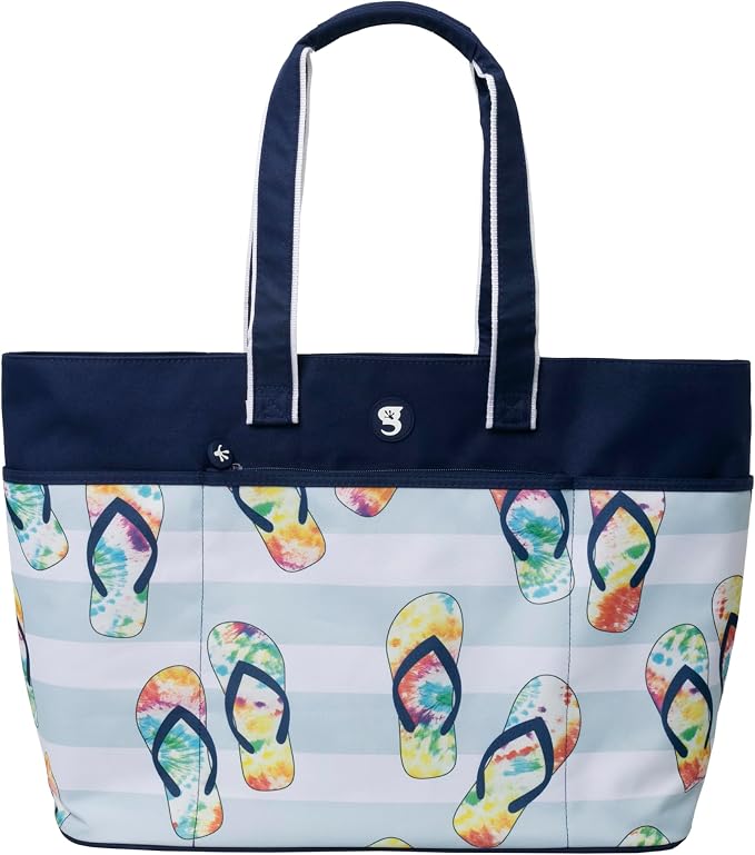 geckobrands Oversized Beach Tote – Large and Stylish Beach Bag by geckobrands