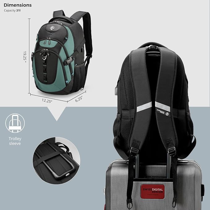 Swissdigital Design Laptop Backpack - Image 6