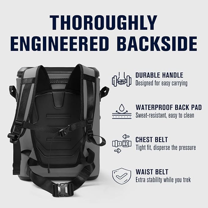 Magnetic Soft Cooler, Zipperless Soft Sided Cooler Bag - Image 7