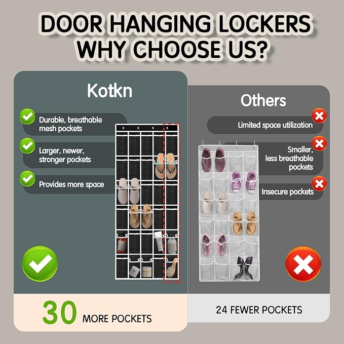 Over the Door Shoe Organizer - Image 5