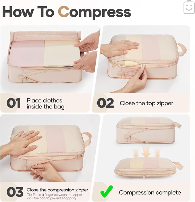 Veken 11 Set Compression Packing Cubes - Image 3