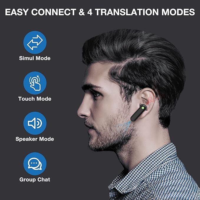 Timekettle WT2 Edge W3 Translator Device, Bidirection Simultaneous Translation - Image 5