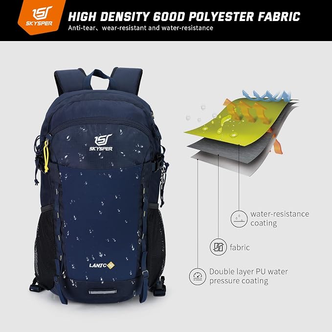 SKYSPER Hiking Daypack 30L Camping Backpack, Day Packs - Image 2