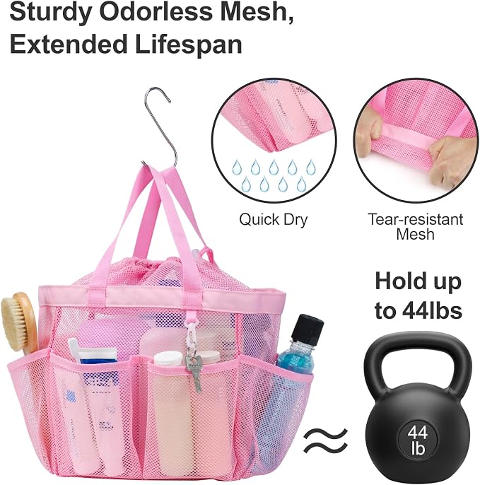 F-color Mesh Shower Caddy Portable - Image 4
